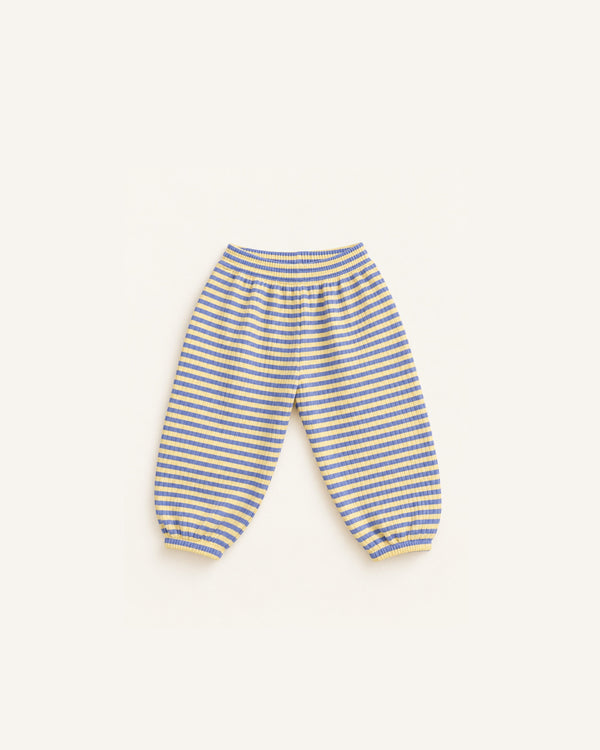 The Pickle Pant — Yellow / Periwinkle