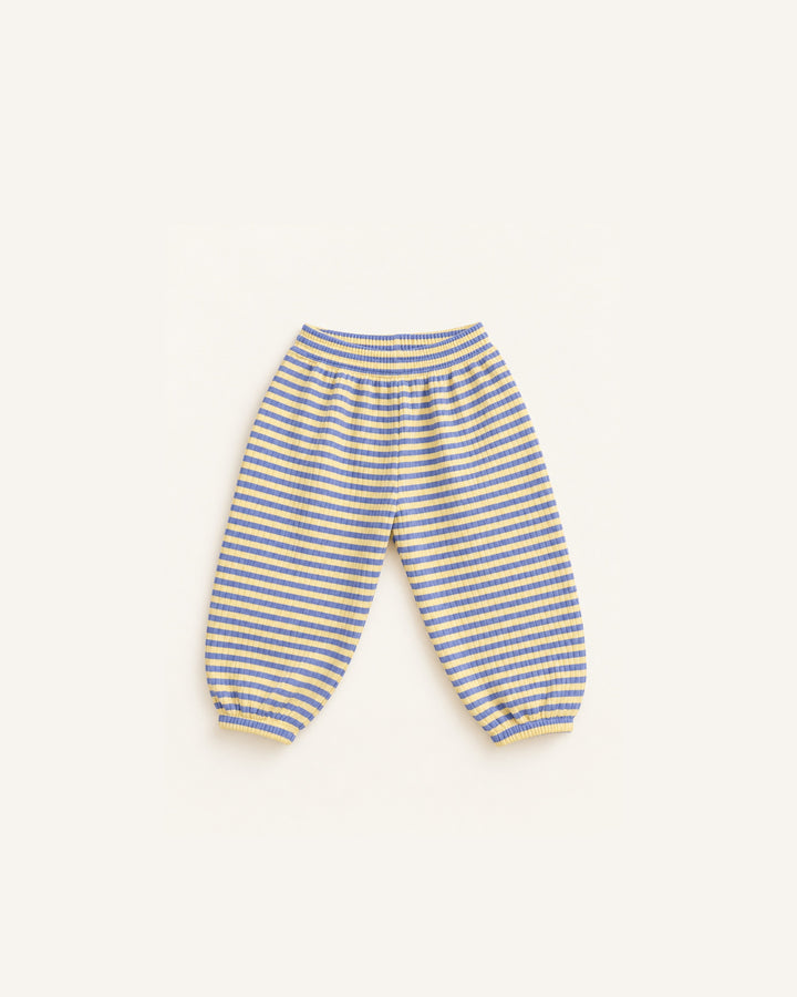 The Pickle Pant — Yellow / Periwinkle