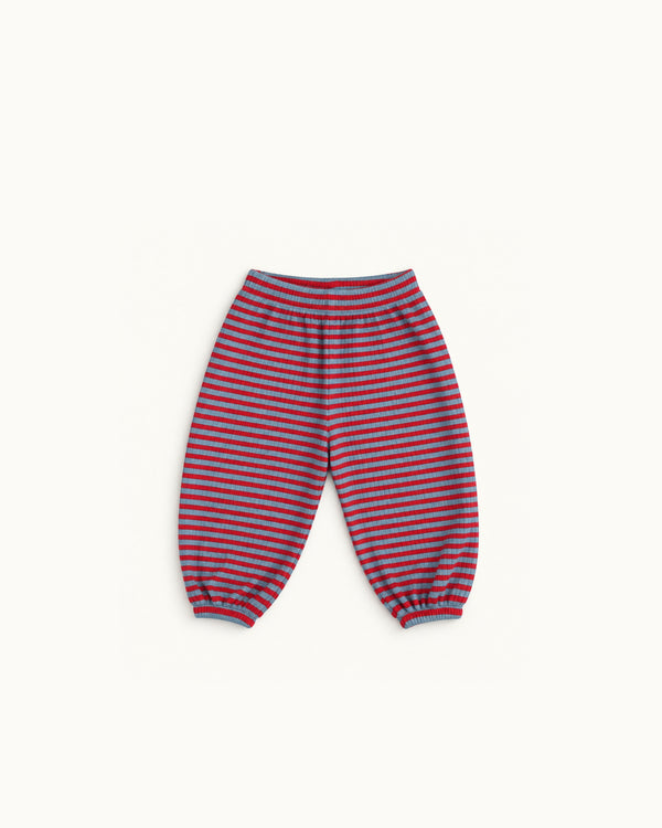 The Pickle Pant — Red / Aqua
